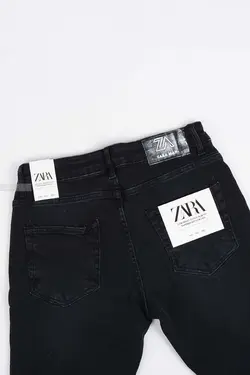 شلوار جین مردانه ZARA ذغالی 962