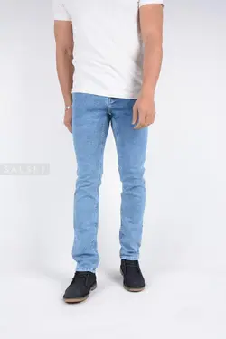 شلوار جین مردانه راسته CK آبی روشن 946