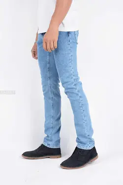 شلوار جین مردانه راسته CK آبی روشن 946