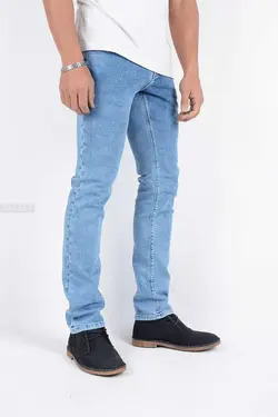 شلوار جین مردانه راسته CK آبی روشن 946