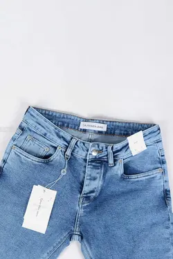 شلوار جین مردانه راسته CK آبی روشن 946