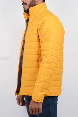 کاپشن مردانه شمعی زرد 2642