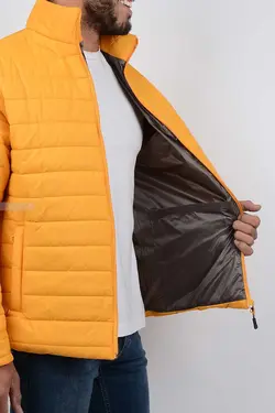 کاپشن مردانه شمعی زرد 2642