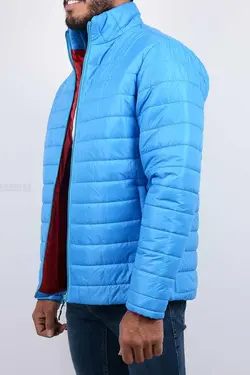 کاپشن مردانه شمعی آبی 2641