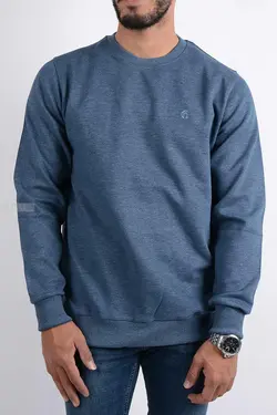 بلوز مردانه یقه گرد آبی 2651