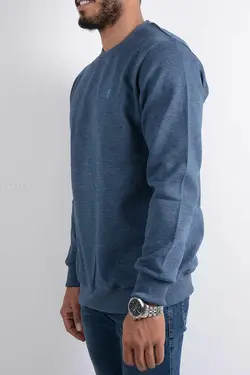 بلوز مردانه یقه گرد آبی 2651