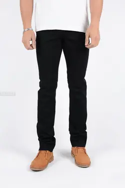 شلوار جین مردانه راسته MOSCHINO مشکی 948