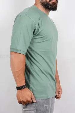 تیشرت مردانه یقه گرد سبز 2782