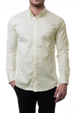 پیراهن ساده مردانه Salvatore Ferragamo کرم 332