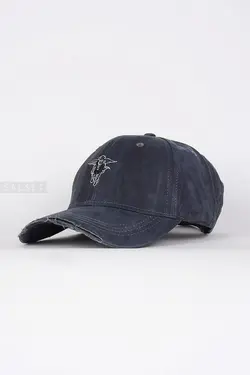 کلاه مردانه اسپرت سرمه‌ای‌ 498