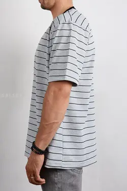 تیشرت مردانه اسپرت Bershka طوسی 2800