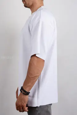 تیشرت مردانه اسپرت Bershka سفید 2796