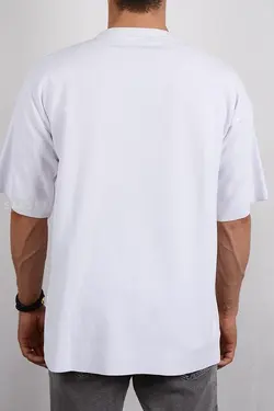 تیشرت مردانه اسپرت Bershka سفید 2796