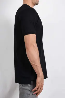 تیشرت مردانه اسپرت Catch مشکی 2812