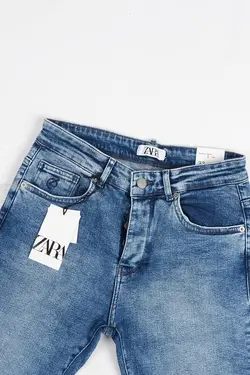 شلوار جین مردانه طرح ZARA آبی 981
