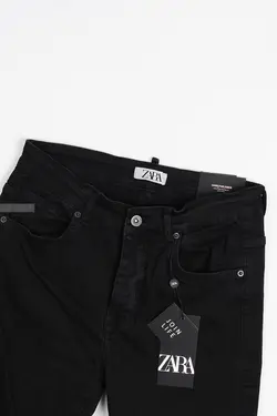 شلوار جین مردانه اسکینی طرح ZARA مشکی 976