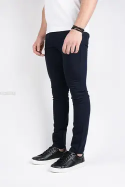 شلوار پارچه ای مردانه اسکینی سرمه‌ای 997