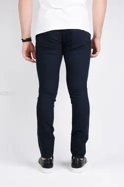 شلوار پارچه ای مردانه اسکینی سرمه‌ای 997