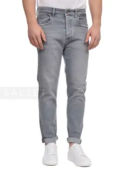 شلوار جین مردانه مام استایل ZARA طوسی 513