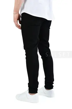 شلوار جین مردانه نیم فاق ZARA MAN مشکی 533