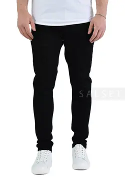 شلوار جین مردانه نیم فاق ZARA MAN مشکی 533