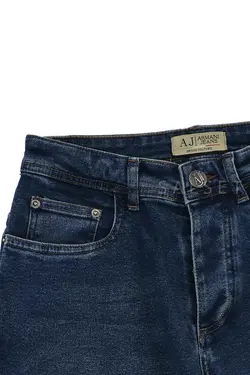 شلوار جین مردانه راسته Armani jeans آبی 553