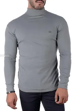 یقه اسکی مردانه TOM TAILOR طوسی 2309