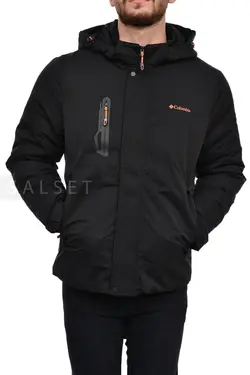 کاپشن مردانه ضد آب مشکی 1617