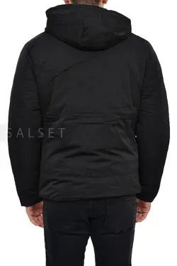 کاپشن مردانه ضد آب مشکی 1617