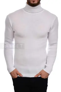 یقه اسکی بافت مردانه