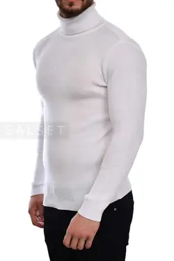 یقه اسکی بافت مردانه