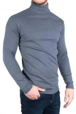 بلوز یقه اسکی مردانه LEVIS طوسی 767