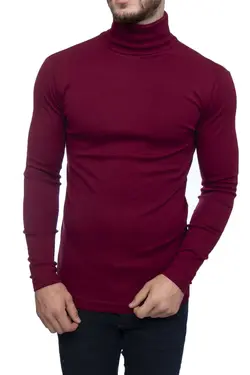 بلوز یقه اسکی مردانه LEVIS زرشکی 175