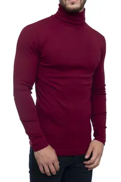 بلوز یقه اسکی مردانه LEVIS زرشکی 175