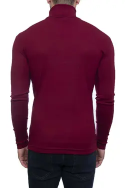 بلوز یقه اسکی مردانه LEVIS زرشکی 175