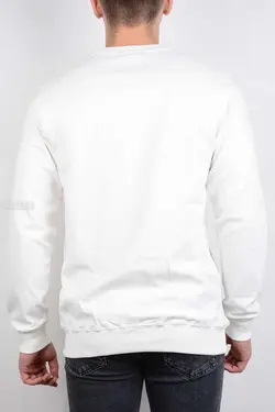 بلوز مردانه یقه گرد سفید 2880