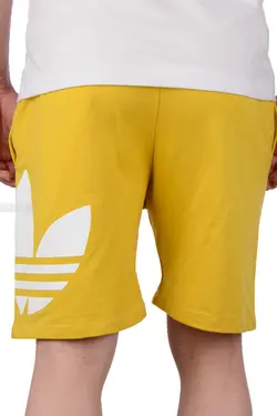 شلوارک مردانه اسپرت طرح adidas زرد 664