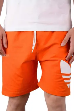 شلوارک مردانه اسپرت طرح adidas نارنجی 661