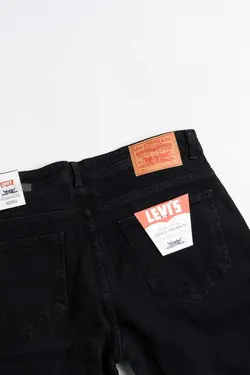 شلوار جین مردانه مام فیت مشکی 1010