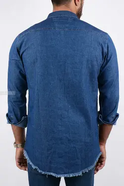 پیراهن مردانه جین POLO سرمه‌ای 2597