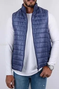 جلیقه مردانه شمعی The North Face سرمه‌ای روشن 2624