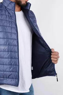 جلیقه مردانه شمعی The North Face سرمه‌ای روشن 2624