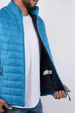 جلیقه مردانه شمعی The North Face فیروزه‌ای 2625