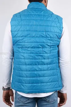 جلیقه مردانه شمعی The North Face فیروزه‌ای 2625