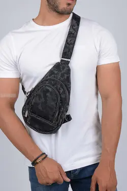 کیف رودوشی مردانه مشکی 160