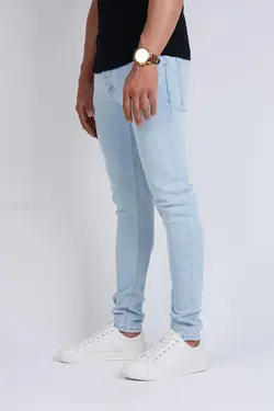 شلوار جین مردانه اسکینی Replay آبی روشن 819