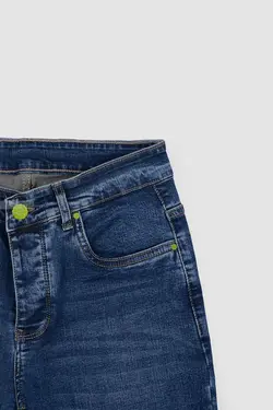 شلوار جین مردانه اسکینی طرح DKNY آبی 774