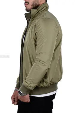 کاپشن مردانه ضد آب طرح ZARA زیتونی 2306