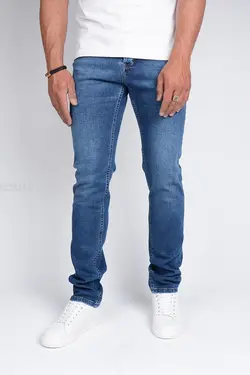 شلوار جین مردانه راسته CK آبی 762