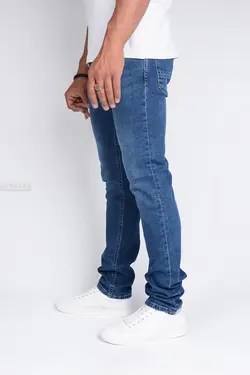 شلوار جین مردانه راسته CK آبی 762
